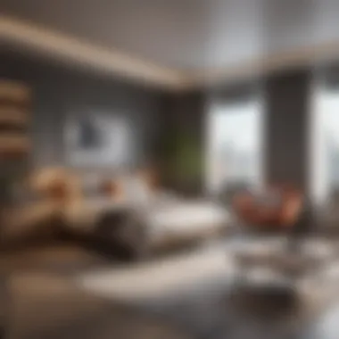 Aesthetic Enhancements in Small Apartments Stylish interior design elements that enhance the aesthetic of small living areas.