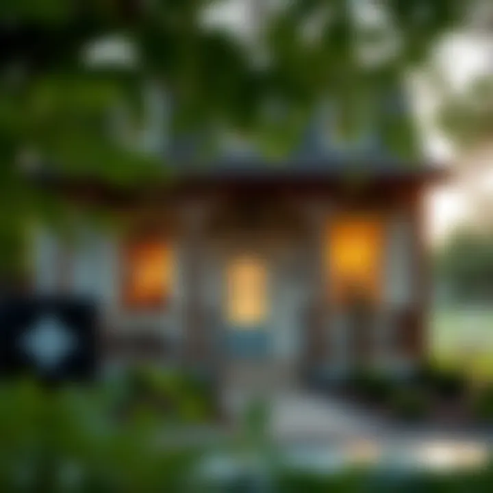 Charming Facade: The Allure of Farmhouse Architecture Charming exterior of a farmhouse apartment building