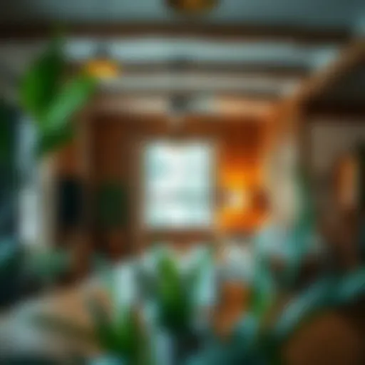 Rustic Elegance: Interior View of a Farmhouse Apartment Elegant farmhouse apartment interior showcasing rustic charm