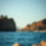 Scenic view of Mission Beach coastline