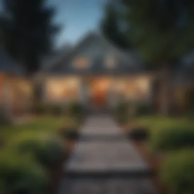 Charming residential neighborhood in Seattle, showcasing unique houses