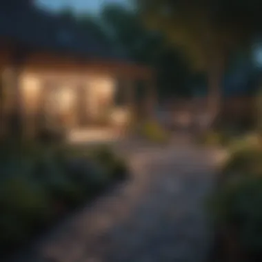 Beautiful Backyard of a Rental Home Beautiful backyard in a rental home