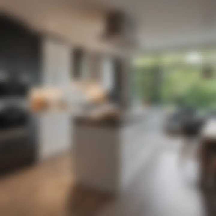 Modern kitchen setup in a rental property in West Oak Lane