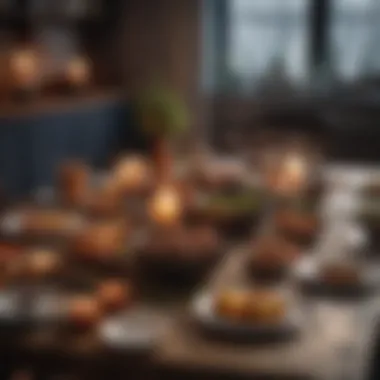Gathering Together: The Essence of Hygge A serene table setting with warm drinks and inviting decor