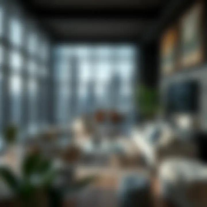 Modern Living Spaces Stylish apartment interiors highlighting modern living spaces