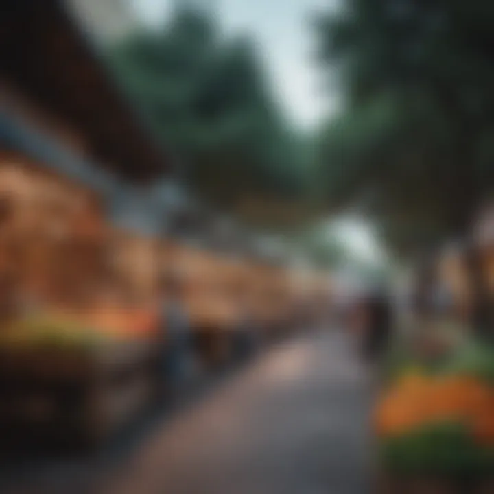 A bustling local market in Austin