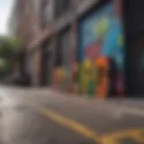 Vibrant street art in downtown Austin