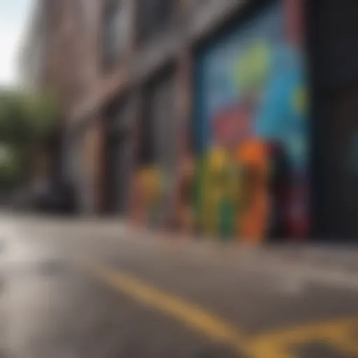 Vibrant street art in downtown Austin