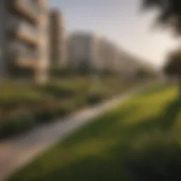Scenic view of Loyola Marymount University apartment buildings