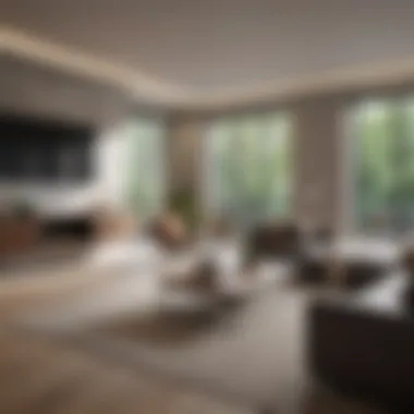 Modern Living Space at Mt Tabor Apartments Spacious living area within a Mt Tabor Apartment highlighting modern design