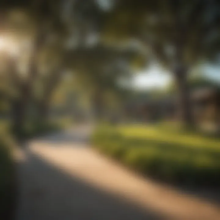 A serene park scene highlighting community members enjoying outdoor activities in Austin.