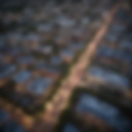 Aerial view of downtown Austin showcasing vibrant urban life and green spaces