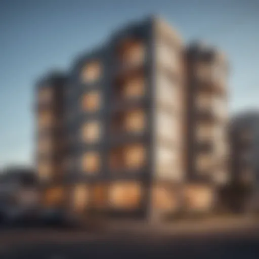 Beautiful architectural design of Outer Sunset apartments