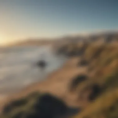 Scenic beach view near Outer Sunset apartments