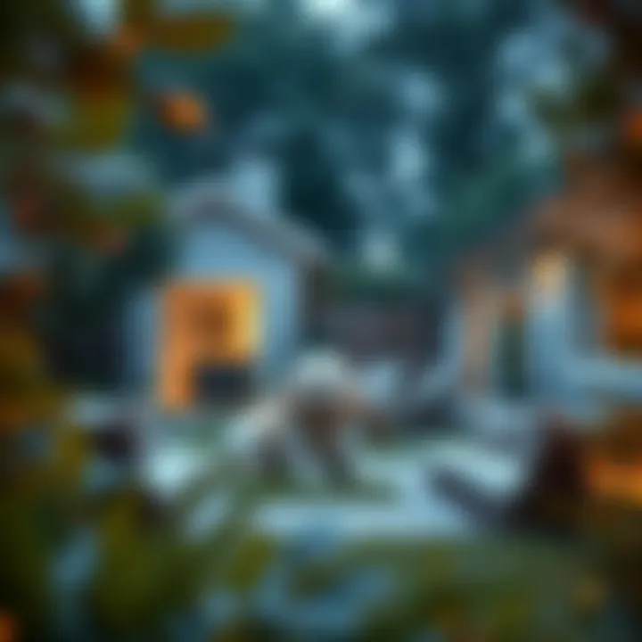 Spacious Backyard for Pets Spacious backyard in a pet-friendly home