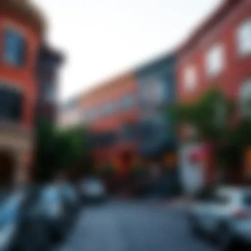 Charming street view of Petworth showcasing local architecture