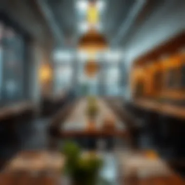 Dining area showcasing local cuisine in Petworth