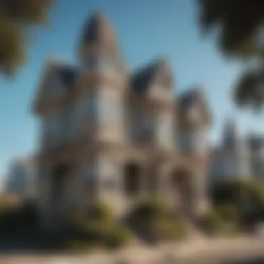 Victorian Architecture in San Francisco Charming neighborhood in San Francisco showcasing Victorian architecture