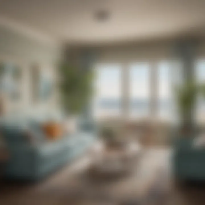 A charming rental room on Coronado Island featuring beautiful decor and coastal vibes