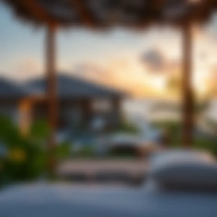 A picturesque view of a beachfront rental property in Montego Bay