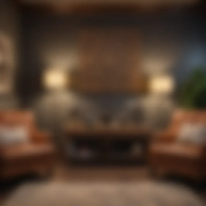 Cozy room showcasing unique decor in Oak Cliff.
