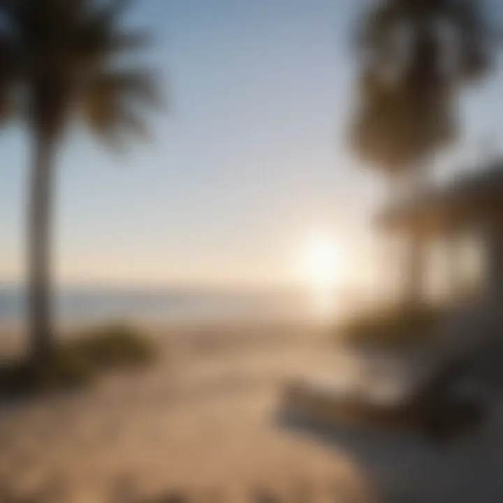 Relaxing beach atmosphere in Santa Monica