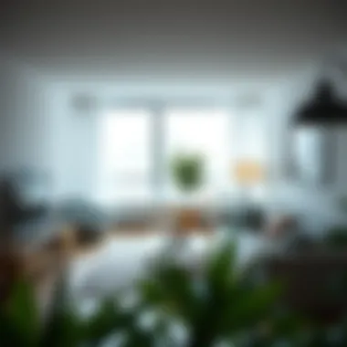 Cozy living space in a short-term rental