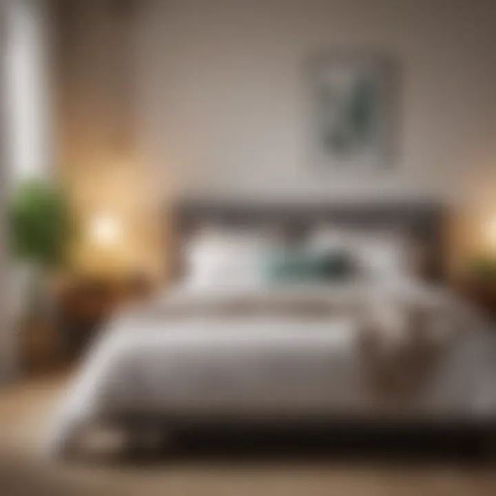 Tranquil bedroom in an apartment setting