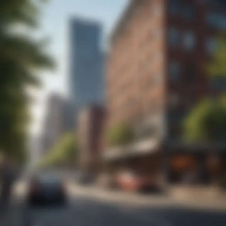 Vibrant Portland cityscape