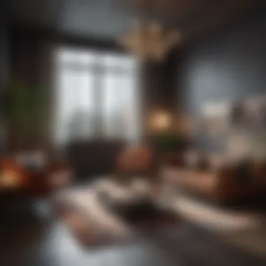 Trendy Decor in Urban Studio Living Trendy urban studio apartment with vibrant decor
