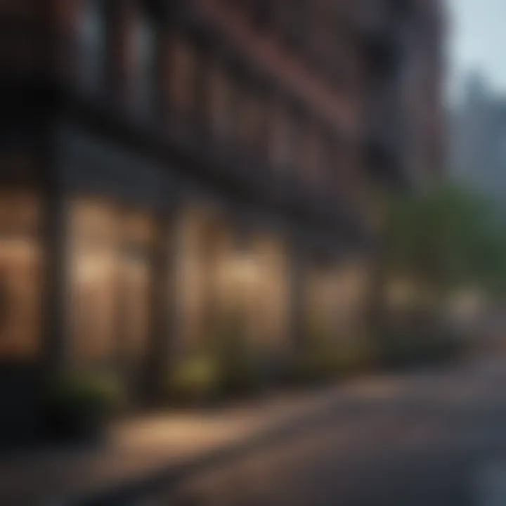 Elegant skyline view of the Upper East Side