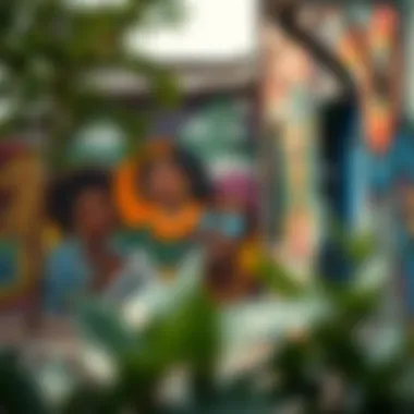 Cultural Expression Through Street Art in Atlanta Vibrant street art reflecting the cultural richness of Atlanta's evolving communities