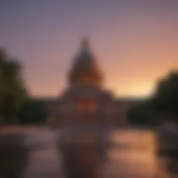 Stunning view of the Texas State Capitol at sunrise