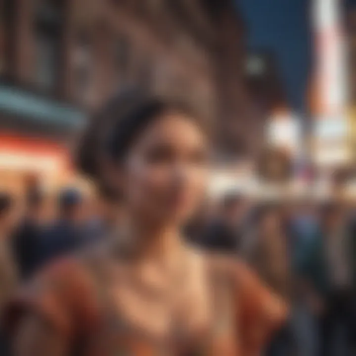A cultural festival in a New York City neighborhood showcasing local arts