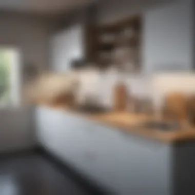 Functional and Stylish Compact Kitchen Designs A compact kitchen area designed for functionality and style