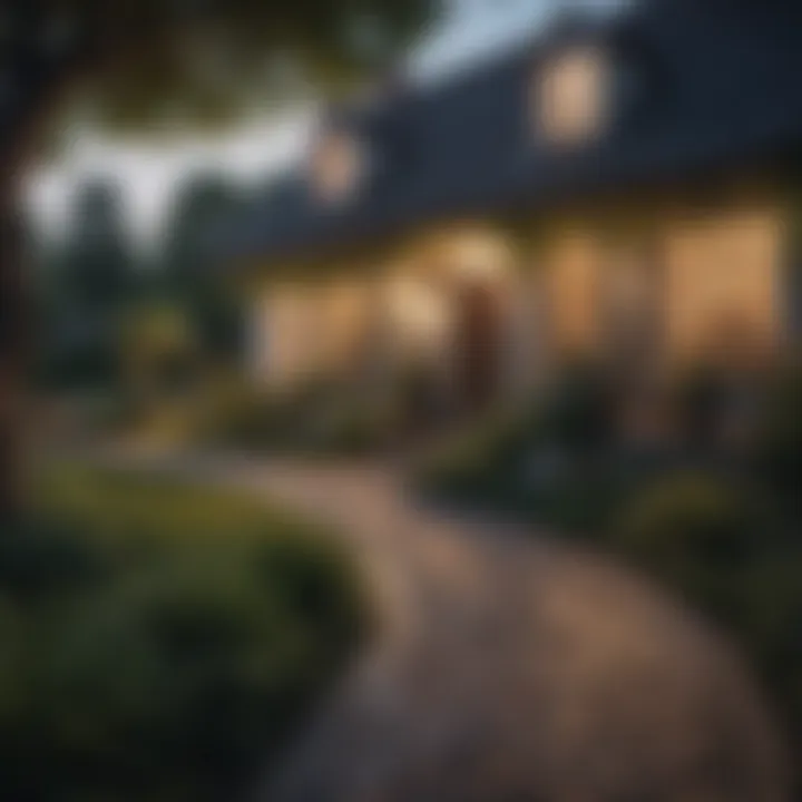 A thoughtful individual reviewing property details in a tranquil setting