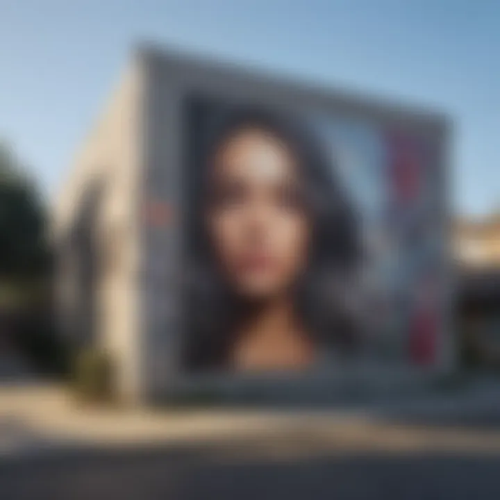 Vibrant street art reflecting Silver Lake's artistic culture