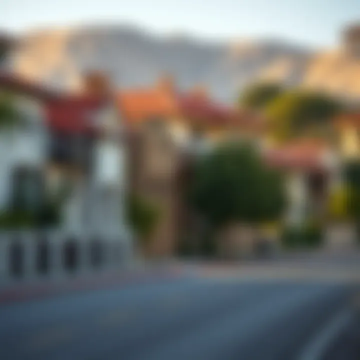 Charming Street with Architectural Diversity Charming street lined with unique architectural styles in a Los Angeles suburb