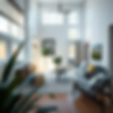 Inviting Contemporary Living Space Spacious interior living area featuring contemporary design and natural light