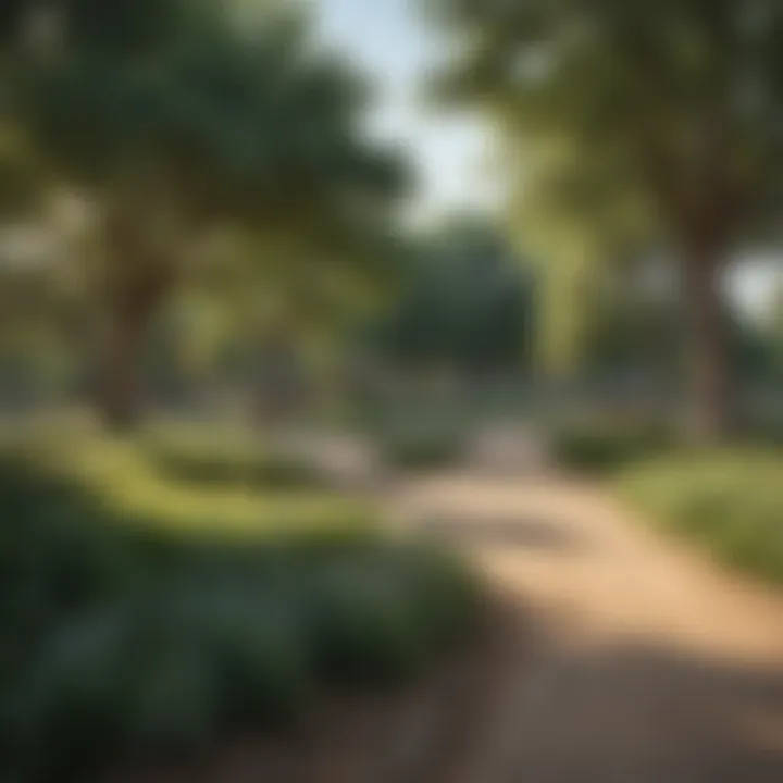 Local park with families enjoying outdoor activities