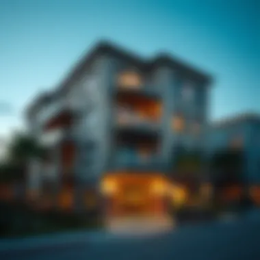 Luxurious Apartment Exterior Near Universal Studios Luxurious apartment exterior near Universal Studios