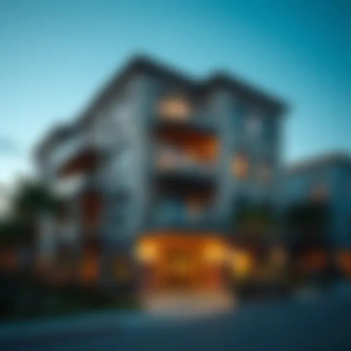 Luxurious Apartment Exterior Near Universal Studios Luxurious apartment exterior near Universal Studios