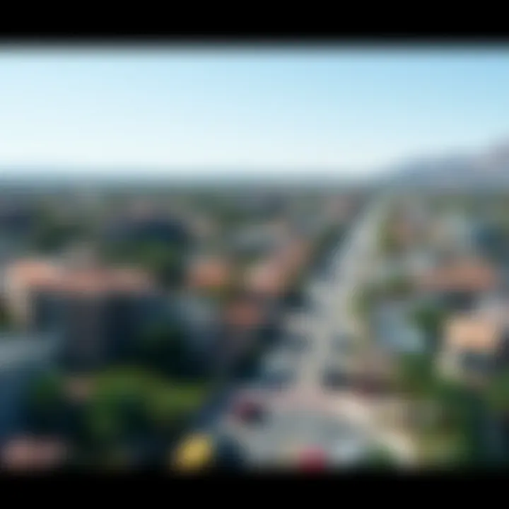 Scenic View of Neighborhoods Around Universal Studios Scenic view of neighborhoods around Universal Studios