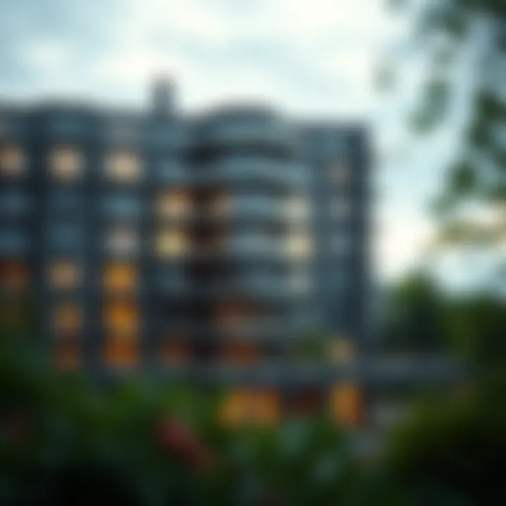 Stunning architectural design of West Highland Apartments