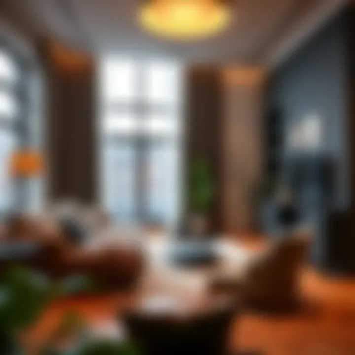 Ideal living space showcasing an apartment interior