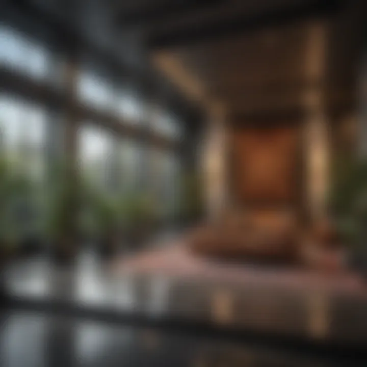 Luxurious amenities at Wilshire Center Apartments