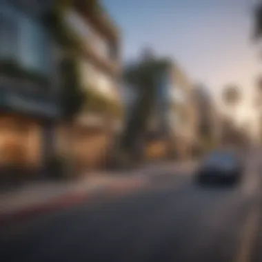 Vibrant neighborhood surrounding Wilshire Center