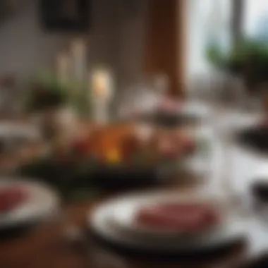 A beautifully laid table for a festive occasion