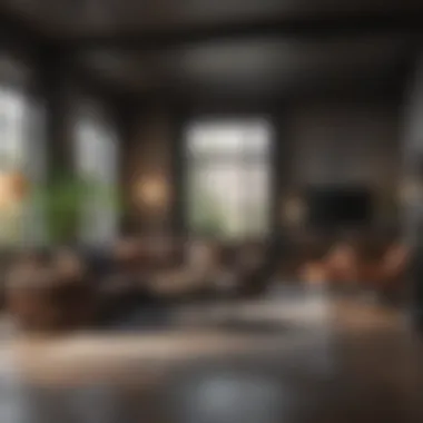 Elegant ambiance of a well-furnished studio