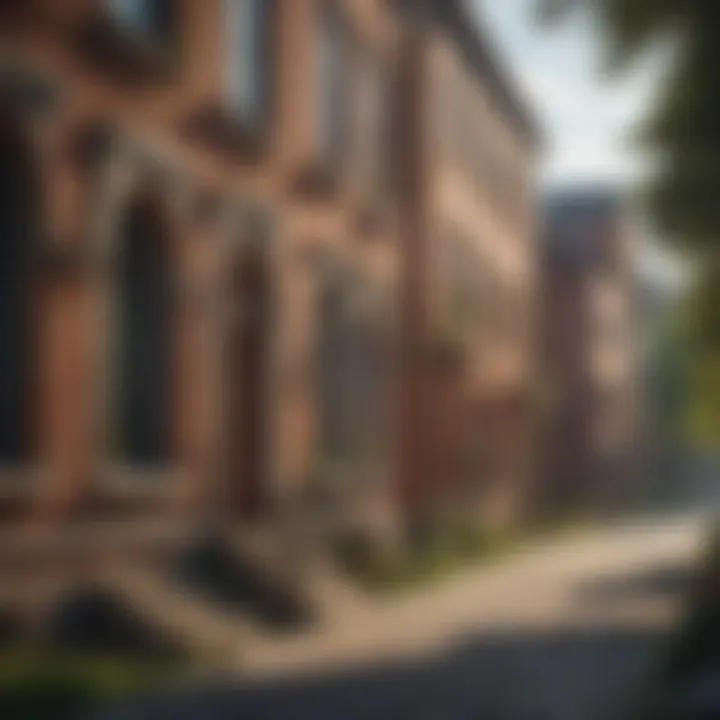 Historical architecture along the Georgetown Riverfront